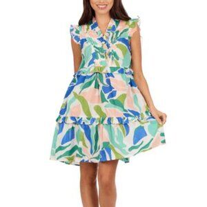 Reeves Flounce Dress by Mudpie